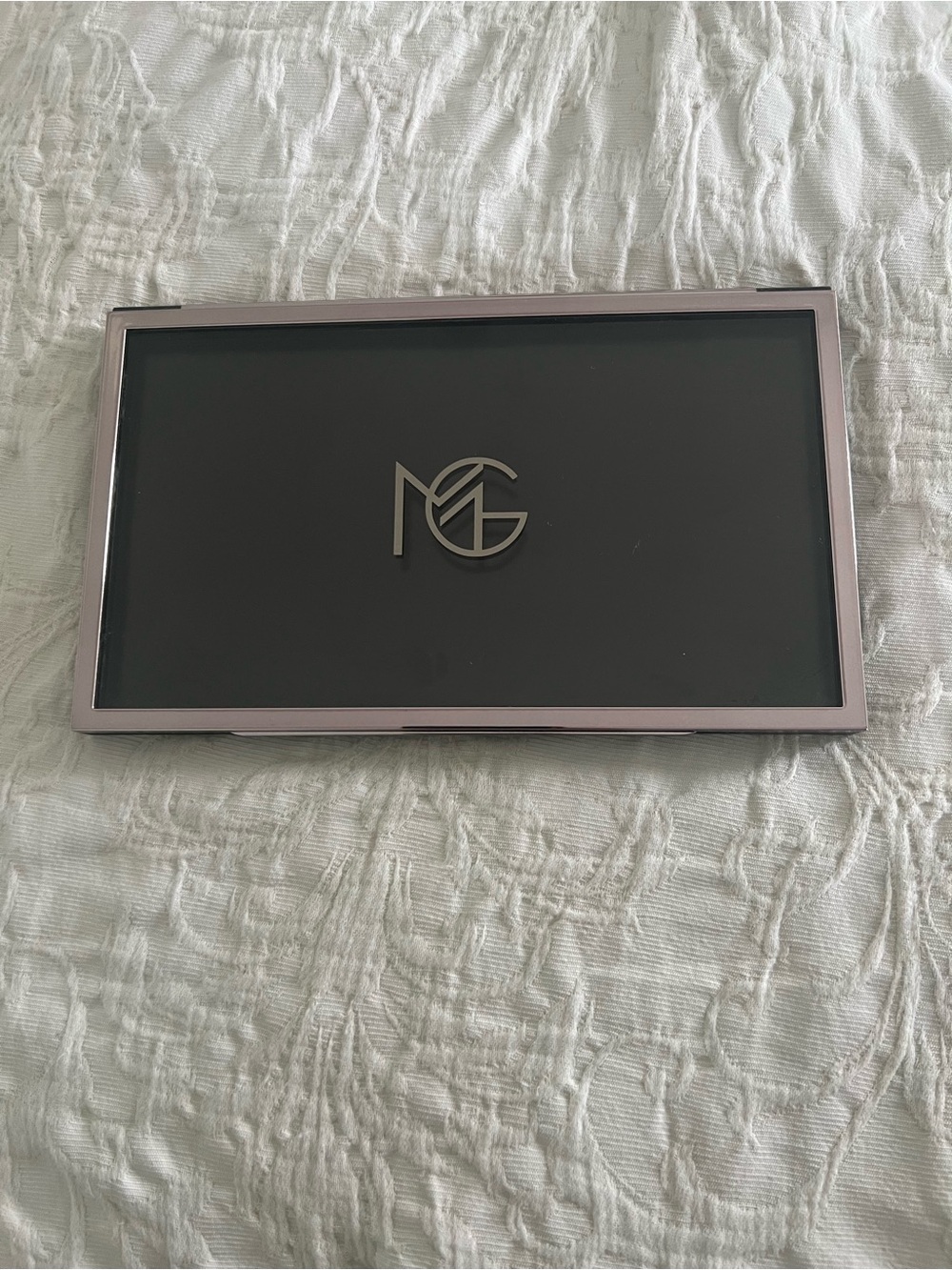 makeup geek Black Magnetic Empty Palette with Silver Logo